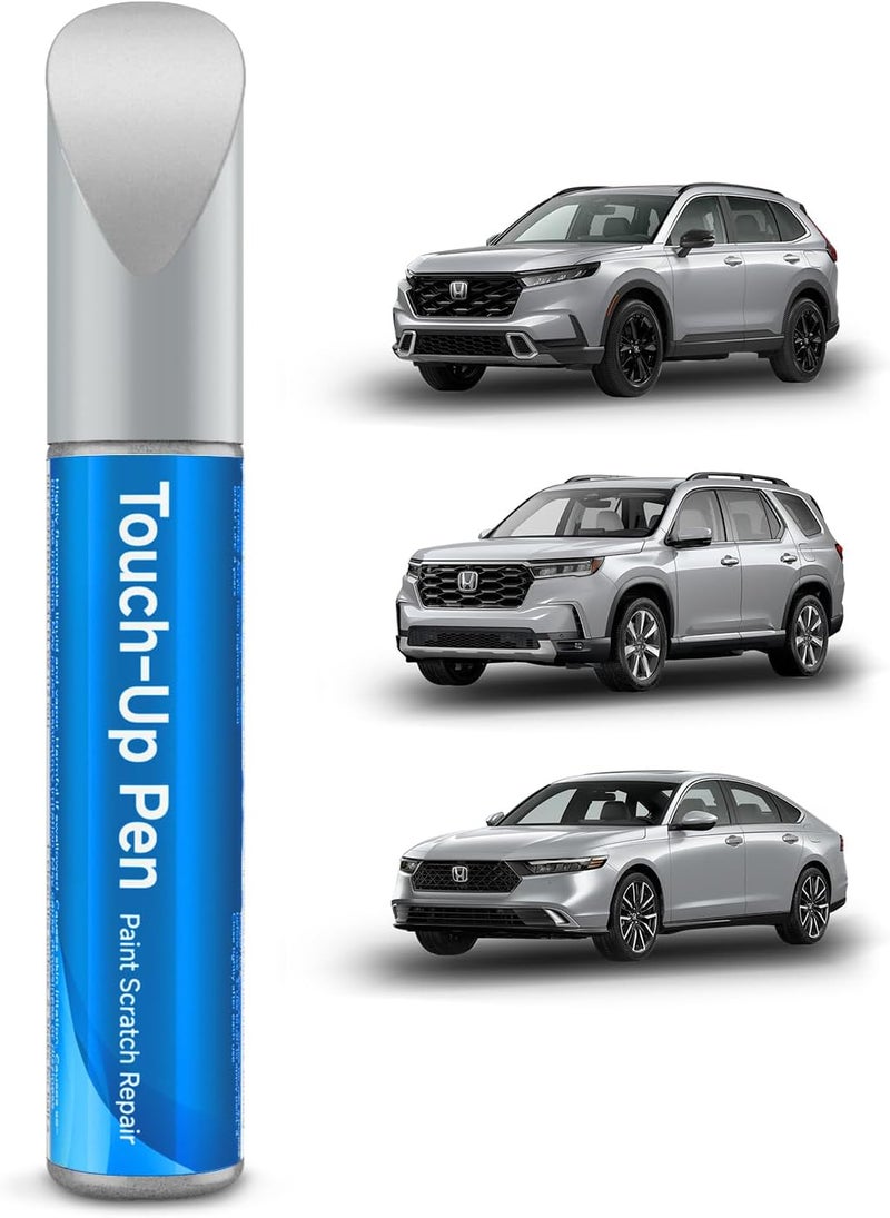 RSACET NH-700M Alabaster Silver Metallic Touch Up Paint Compatible with Honda Exact Match Touch Up Paint Car Scratch Repair - Image 1